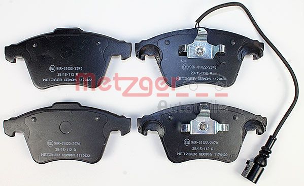 METZGER 1170422 Bremsbelagsatz, Scheibenbremse